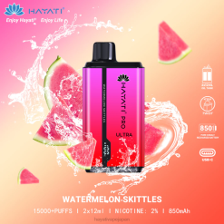 Hayati vape flavours - スイカスキットルズ Hayati Pro Ultra 使い捨て 15000 パフ 26BF215