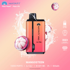 Hayati vape flavours - マンゴスチン Hayati Pro Ultra 使い捨て 15000 パフ 26BF205