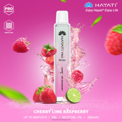 Hayati vape liquid - チェリーライムラズベリー Hayati Pro Mini 使い捨て 26BF26