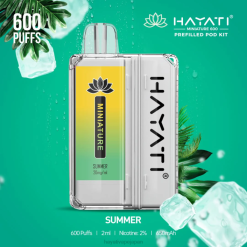 Hayati vape near me - 夏 Hayati Miniature 600 ポッドキット 26BF48