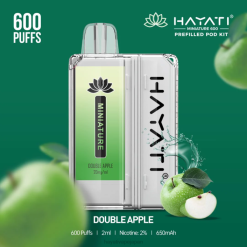 Hayati vape review - ダブルアップル Hayati Miniature 600 ポッドキット 26BF32