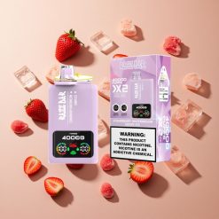 Razz Bar 40000パフ ストロベリーウォーターメロン_グレープアイス パワースクリーンディスプレイ 卸売 日本