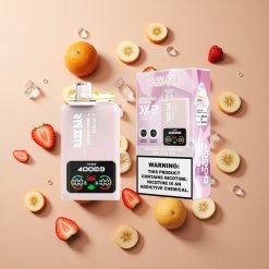 Razz Bar 40000パフ ストロベリーバナナ_レッドブルアイス パワースクリーンディスプレイ 卸売 日本