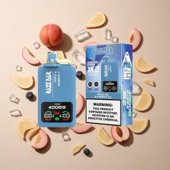 Razz Bar 40000パフ ピーチアイス_ブルーベリーアイス 650Mahバッテリー 卸売 日本