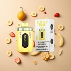 Razz Bar 50Kパフ ストロベリーバナナ 650Mahバッテリー 卸売 日本