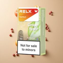 RELX Pod Pro 2 600パフ グレープアップル 0%ニコチン 卸売 日本